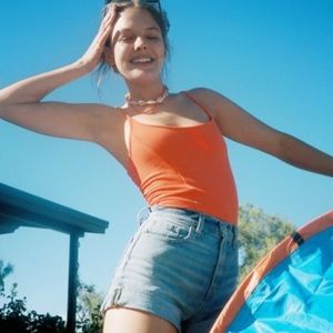 BDG Urban Outfitters high rise mom shorts